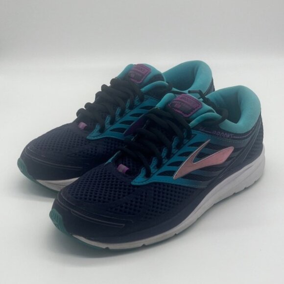 Brooks Addiction 13 Shoes Women's 10 Blue Purple Running Sneakers 1202531B456 - Picture 1 of 6